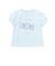 【お揃い】モチーフパッチ刺しゅうリボンスリーブ半袖Tシャツ(80~130cm)