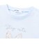 【お揃い】モチーフパッチ刺しゅうリボンスリーブ半袖Tシャツ(80~130cm)