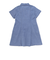 プリンセスラインレースアップデニム＆ツイルワンピース(110~150cm)