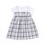 マドラスチェックキャミドッキングワンピース(80~150cm)