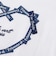 ラベルロゴハートモチーフ袖切り替え天竺半袖Tシャツ(90~150cm)