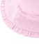 【UVカット】【日本製】シャンブレーギャザーフリルリボンハットベビー(44~48cm)