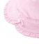 【UVカット】【日本製】シャンブレーギャザーフリルリボンハットベビー(44~48cm)