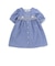 スモッキング刺しゅう7分袖デニムワンピース(80~130cm)