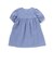 スモッキング刺しゅう7分袖デニムワンピース(80~130cm)