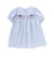 スモッキング刺しゅう7分袖デニムワンピース(80~130cm)