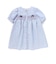スモッキング刺しゅう7分袖デニムワンピース(80~130cm)