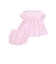 【お揃い】襟レースシャンブレーワンピース＋ブルマ 2点セットベビー(70~90cm)
