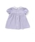 【お揃い】襟レースシャンブレーワンピース＋ブルマ 2点セットベビー(70~90cm)