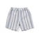 【お揃い】リネン調マルチストライプハーフパンツ(80~100cm)