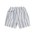 【お揃い】リネン調マルチストライプハーフパンツ(80~100cm)