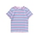 ボーダー&花柄テレコ半袖Tシャツ(80~130cm)