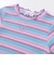 ボーダー&花柄テレコ半袖Tシャツ(80~130cm)
