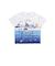 日本風景プリント天竺半袖Tシャツ(80~130cm)