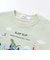 日本風景プリント天竺半袖Tシャツ(80~130cm)