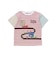 乗り物モチーフポケットボーダー柄半袖Tシャツ(80~130cm)