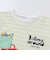 乗り物モチーフポケットボーダー柄半袖Tシャツ(80~130cm)