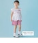 【店舗限定】リボントップス＋キュロットパンツセットアップ(95～150cm)