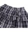 バックフリルプリーツチェックツイルスカパン(110~150cm)
