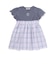 【お揃い】マドラスチェック刺しゅう入りワンピース(80~130cm)