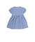 【POLO BCS(ポロ・ビーシーエス)×SLAP SLIPコラボ】リボン付きデニムストライプシャツワンピース(80~130cm)