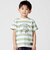 ボーダーキャンピングカープリント杢天竺半袖Tシャツ(80~150cm)