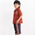 5.5分丈 パームステッチバイカラー トロストレッチパンツ(110~160cm)