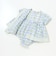 【お揃い】リボン付きマドラスチェックカバーオールベビー(70~80cm)