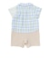 【お揃い】マドラスチェック切り替えシャツ風カバーオールベビー(70~80cm)