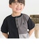 キレイ天竺切り替え配色ハイショクTシャツ(95~160cm)
