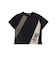 ダイナミック斜め切り替えロゴTシャツ(95~150cm)