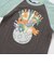 はらぺこ恐竜ラグラン半袖Tシャツ(80~130cm)