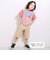 【マリンシリーズ】セーラーカラーパッチボーダーTシャツ(80~130cm)