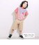 【マリンシリーズ】セーラーカラーパッチボーダーTシャツ(80~130cm)