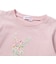 ウサギパッチ袖ハナガラ半袖Tシャツ(80~130cm)