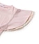 ウサギパッチ袖ハナガラ半袖Tシャツ(80~130cm)