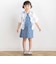 【店舗限定】フラワープリント ノースリーブワンピース(95～150cm)