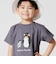 【抗菌・防臭】ペンギンブロックシリコンプリント天竺半袖Tシャツ(90~130cm)