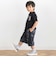 【店舗限定】グラフィックチェックロゴ 半袖Tシャツ(100～150cm)