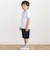 【店舗限定】立体ワンポイントプリント 半袖天竺ポロシャツ(95～150cm)
