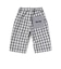 【お揃い】マドラスチェックサッカーポケット切り替えハーフパンツ(90~150cm)