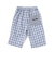【お揃い】マドラスチェックサッカーポケット切り替えハーフパンツ(90~150cm)