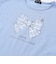 【接触冷感】チェックリボンプリント裾フリルヘムラインTシャツ(90~150cm)