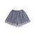 【日本製】裾スカラップ刺しゅうショートパンツ(90～140cm)