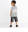 マルチボーダー切り替えTシャツ(110~160cm)
