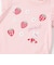肩フリルイチゴウサギパッチ半袖Tシャツ(80~130cm)