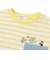 デニムポケット付き電車恐竜刺しゅうレイヤード半袖Tシャツ(80~130cm)