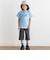 【ブルーインパルス】スモーク飛行プリント天竺半袖Tシャツ(90~140cm)