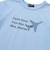 【ブルーインパルス】スモーク飛行プリント天竺半袖Tシャツ(90~140cm)