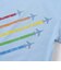 【ブルーインパルス】スモーク飛行プリント天竺半袖Tシャツ(90~140cm)